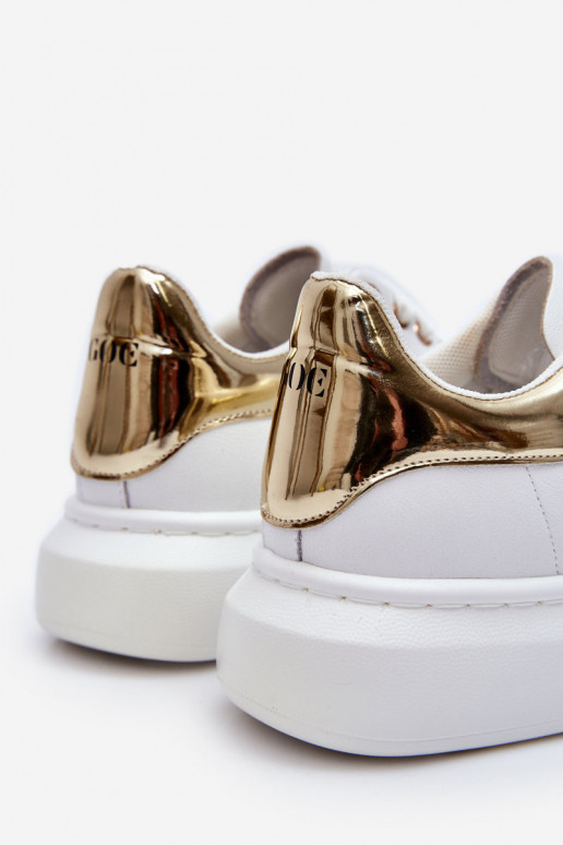 Women's Sport Shoes GOE LL2N4011 White and Gold Women's Sport Shoes GOE LL2N4011 White and Gold