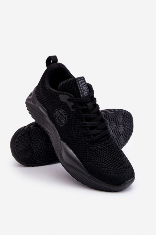 Męskie Sneakersy Memory Foam Big Star LL174248 Czarne
