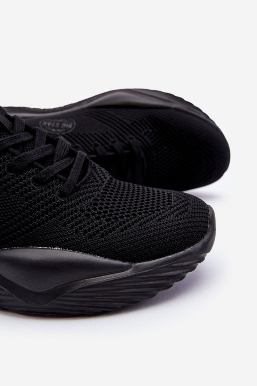 Męskie Sneakersy Memory Foam Big Star LL174248 Czarne