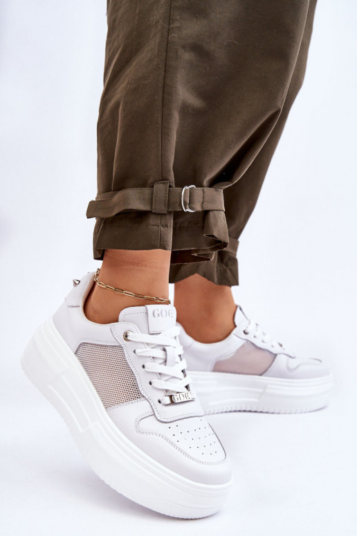 Women's Classic Sports Shoes GOE LL2N4060 White Women's Classic Sports Shoes GOE LL2N4060 White