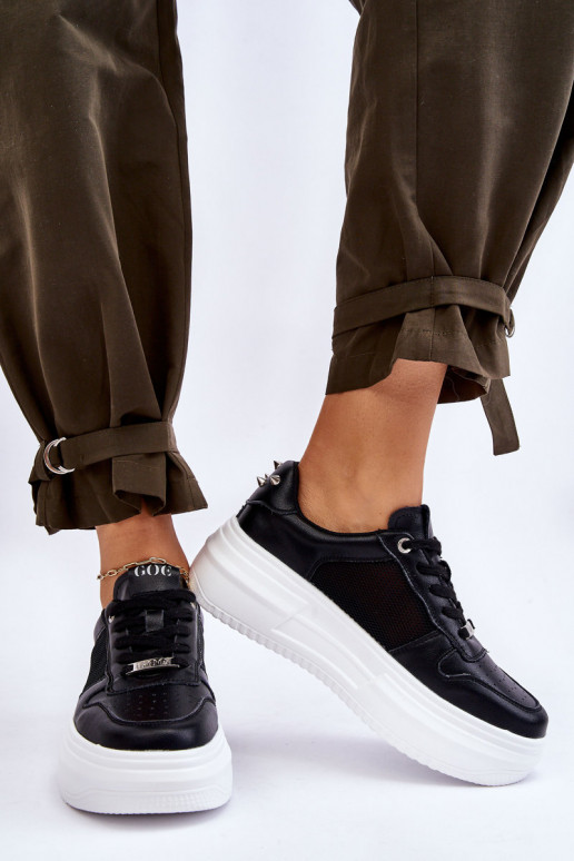 Women's Classic Sports Shoes GOE LL2N4061 Black Women's Classic Sports Shoes GOE LL2N4061 Black