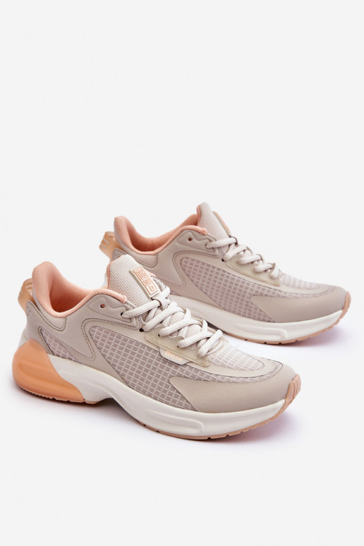 Comfortable Sports Shoes Memory Foam System Big Star LL274336 Beige Comfortable Sports Shoes Memory Foam System Big Star LL274336 Beige