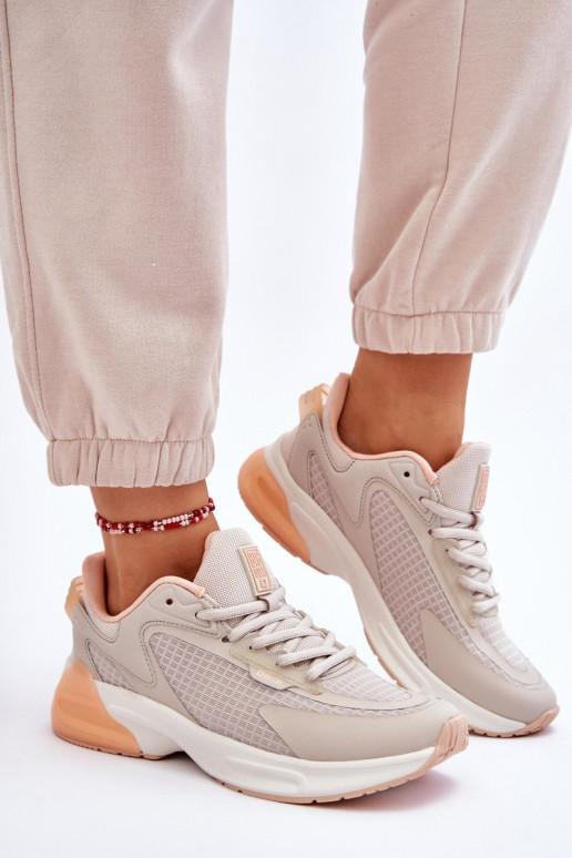 Comfortable Sports Shoes Memory Foam System Big Star LL274336 Beige Comfortable Sports Shoes Memory Foam System Big Star LL274336 Beige