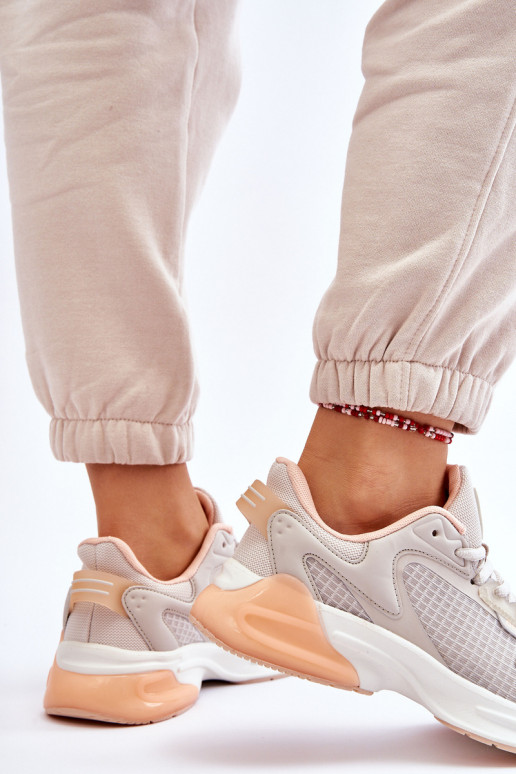 Wygodne Buty Sportowe Memory Foam System Big Star LL274336 Beżowe