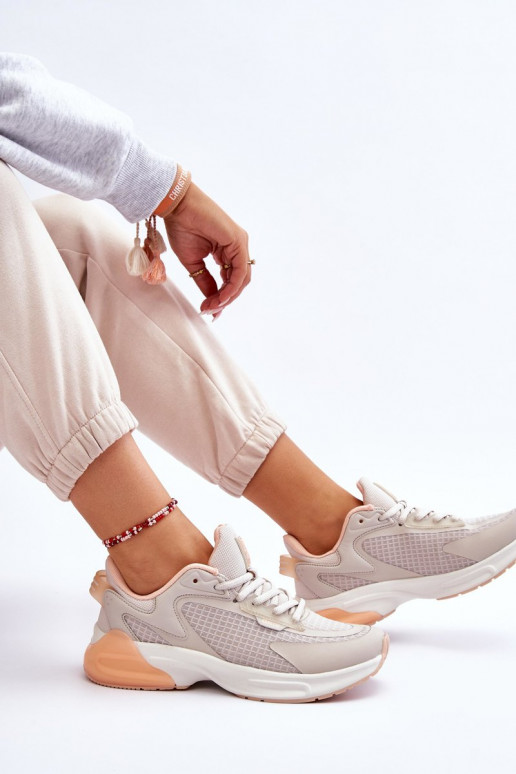 Comfortable Sports Shoes Memory Foam System Big Star LL274336 Beige Comfortable Sports Shoes Memory Foam System Big Star LL274336 Beige