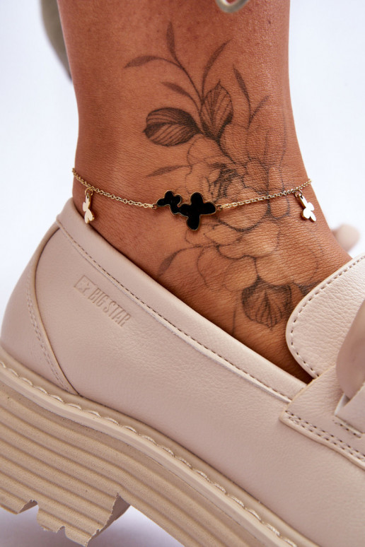 Leather Moccasins Shoes Big Star LL274581 Beige Leather Moccasins Shoes Big Star LL274581 Beige