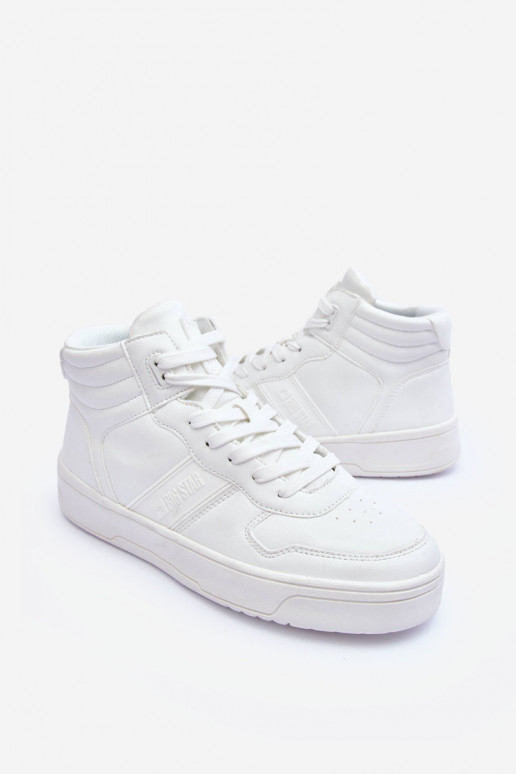 Men's Sport Shoes Memory Foam Big Star KK174134 101 White Men's Sport Shoes Memory Foam Big Star KK174134 101 White