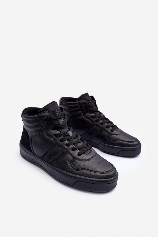 Men's Sport Shoes Memory Foam Big Star KK174135 906 Black Men's Sport Shoes Memory Foam Big Star KK174135 906 Black