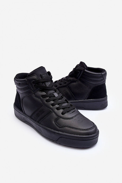 Men's Sport Shoes Memory Foam Big Star KK174135 906 Black Men's Sport Shoes Memory Foam Big Star KK174135 906 Black