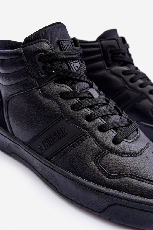 Men's Sport Shoes Memory Foam Big Star KK174135 906 Black Men's Sport Shoes Memory Foam Big Star KK174135 906 Black