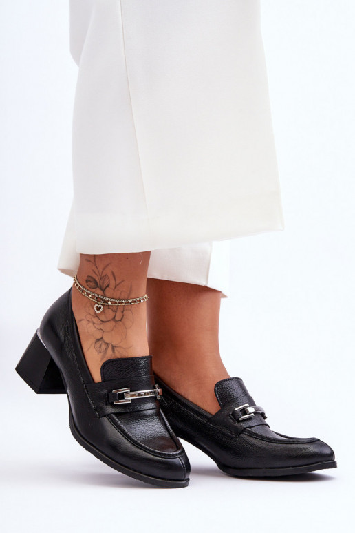 Comfortable Leather Pumps Black Damira Comfortable Leather Pumps Black Damira
