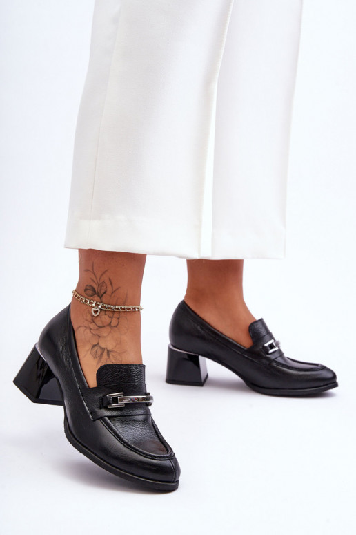 Comfortable Leather Pumps Black Damira Comfortable Leather Pumps Black Damira
