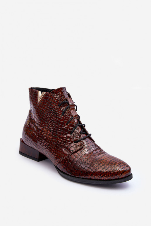 Women's Leather Boots Maciejka 5743C-02 Brown Women's Leather Boots Maciejka 5743C-02 Brown