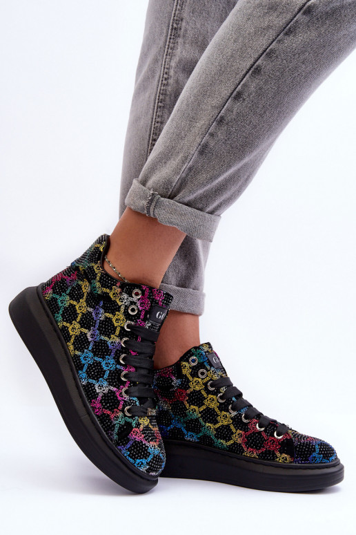 Platform Sports Shoes GOE MM2N4009 Black Platform Sports Shoes GOE MM2N4009 Black