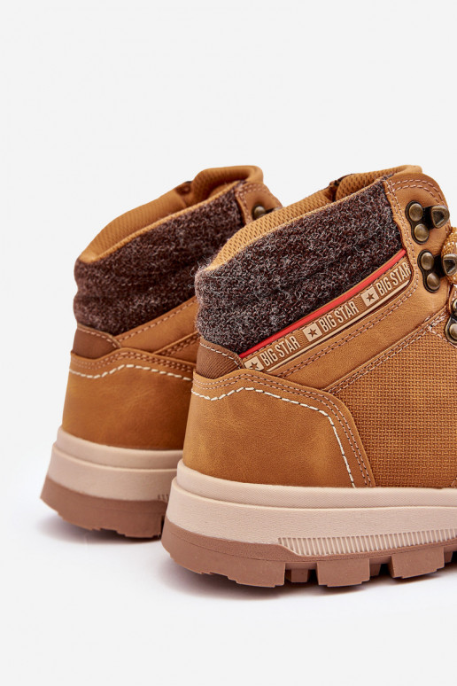 Men's Trekking Shoes Big Star KK174217 Camel Men's Trekking Shoes Big Star KK174217 Camel
