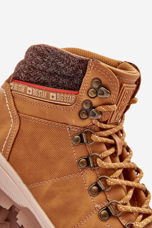 Męskie Buty Trekkingowe Big Star KK174217 Camel