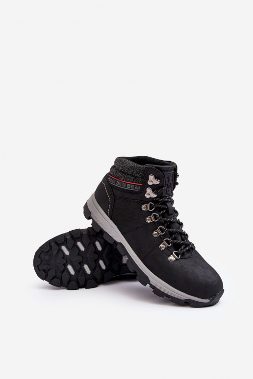 Men's Trekking Shoes Big Star KK174215 Black Men's Trekking Shoes Big Star KK174215 Black