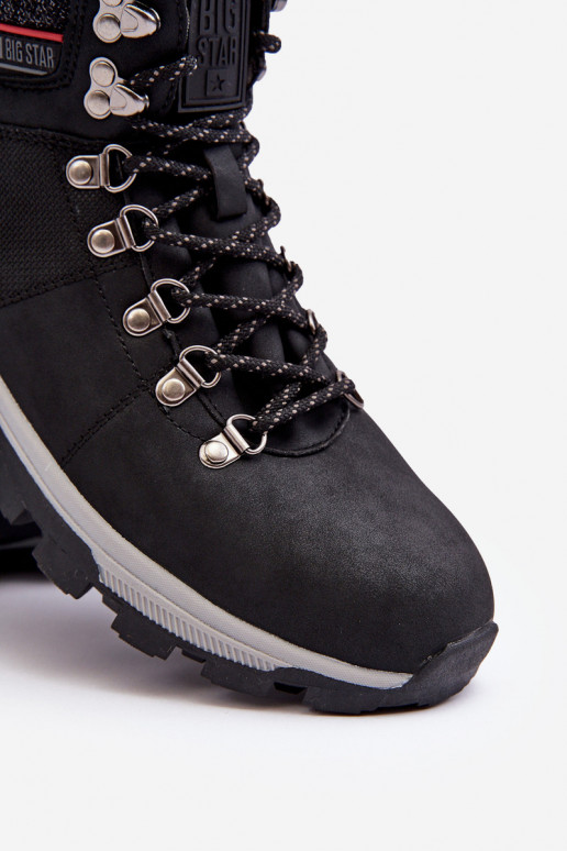 Men's Trekking Shoes Big Star KK174215 Black Men's Trekking Shoes Big Star KK174215 Black