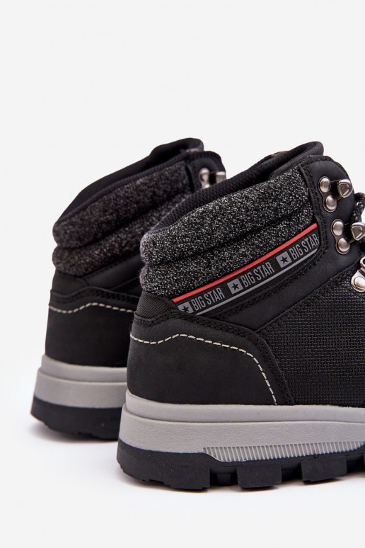Męskie Buty Trekkingowe Big Star KK174215 Czarne
