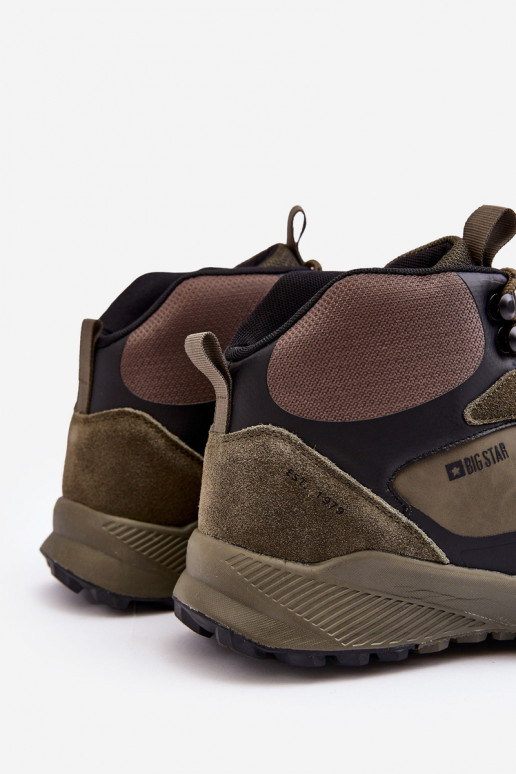 Men's Trekking Shoes Insulated Green Big Star MM174333