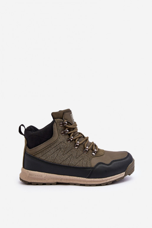 Women's High Trekking Shoes Big Star KK274609 Camel Women's High Trekking Shoes Big Star KK274609 Camel