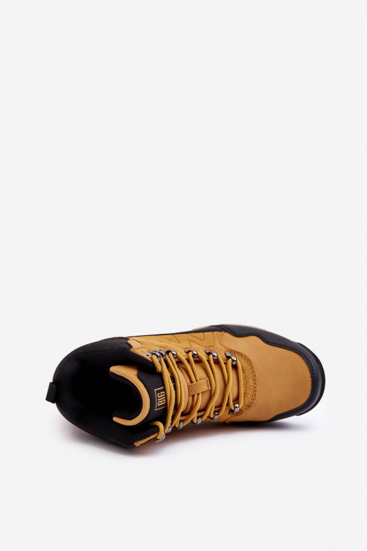 Women's Padded Trekking Shoes Camel Big Star MM274479 Women's Padded Trekking Shoes Camel Big Star MM274479
