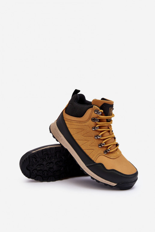 Women's Padded Trekking Shoes Camel Big Star MM274479 Women's Padded Trekking Shoes Camel Big Star MM274479