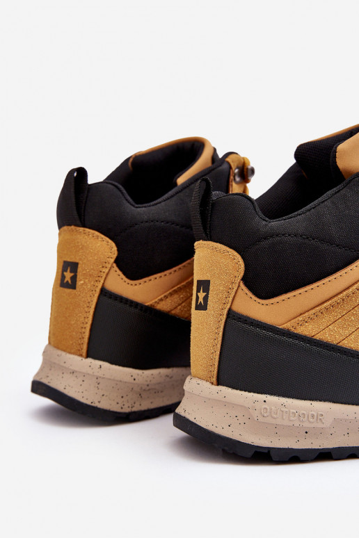 Damskie Ocieplane Buty Trekkingowe Camel Big Star MM274479