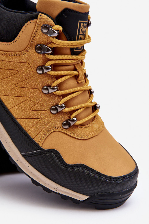 Women's Padded Trekking Shoes Camel Big Star MM274479 Women's Padded Trekking Shoes Camel Big Star MM274479