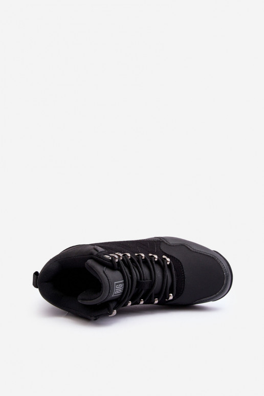 Damskie Ocieplane Buty Trekkingowe Czarne Big Star MM274481