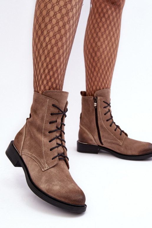 Comfortable Suede Lined Boots Light Brown Lemar Revin Comfortable Suede Lined Boots Light Brown Lemar Revin
