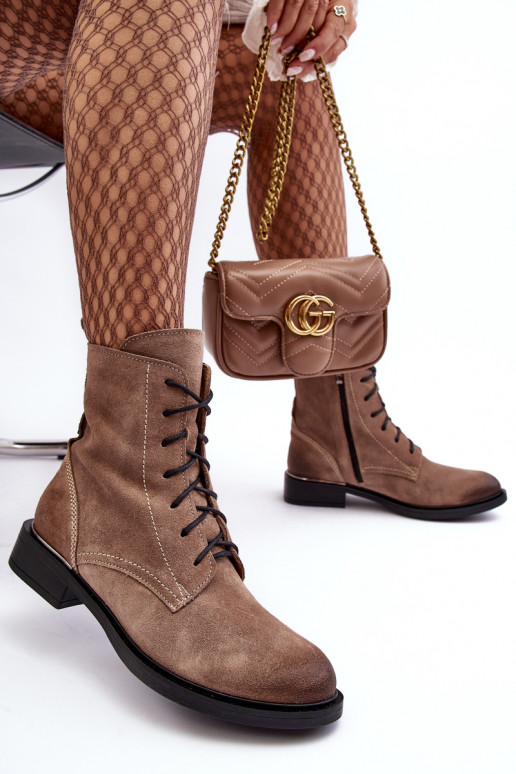 Comfortable Suede Lined Boots Light Brown Lemar Revin Comfortable Suede Lined Boots Light Brown Lemar Revin