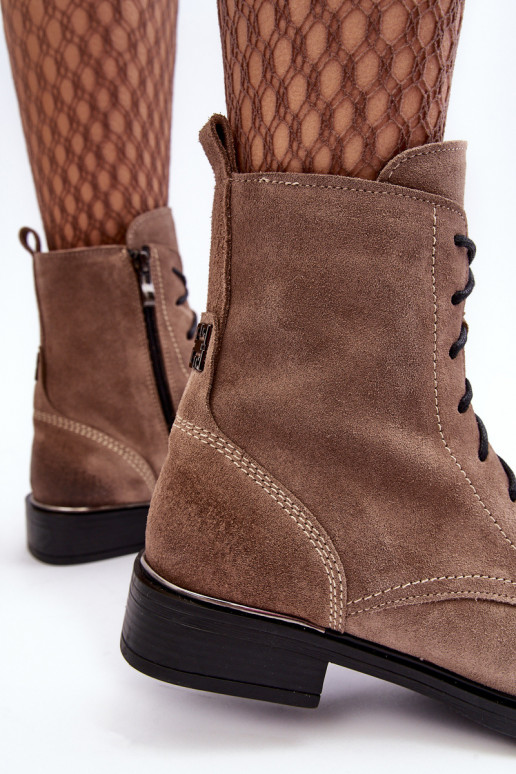 Comfortable Suede Lined Boots Light Brown Lemar Revin Comfortable Suede Lined Boots Light Brown Lemar Revin