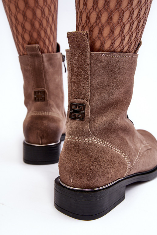 Comfortable Suede Lined Boots Light Brown Lemar Revin Comfortable Suede Lined Boots Light Brown Lemar Revin