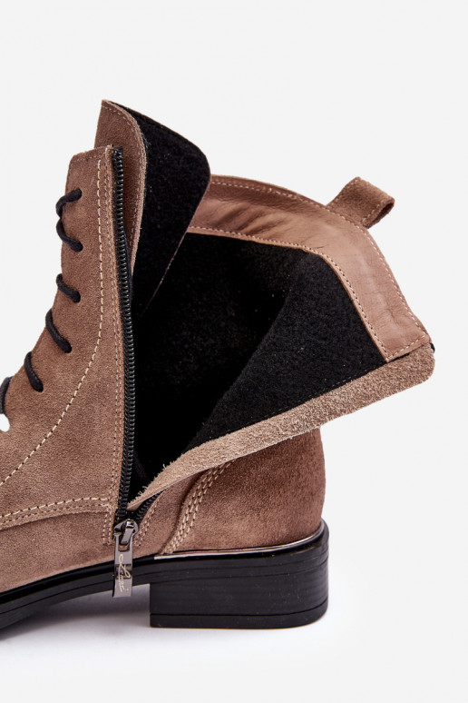Comfortable Suede Lined Boots Light Brown Lemar Revin Comfortable Suede Lined Boots Light Brown Lemar Revin