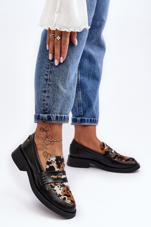 Women's Leather Loafers Maciejka 06250-01 Black Women's Leather Loafers Maciejka 06250-01 Black