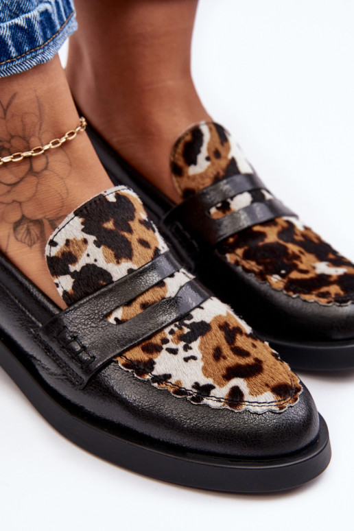 Women's Leather Loafers Maciejka 06250-01 Black Women's Leather Loafers Maciejka 06250-01 Black