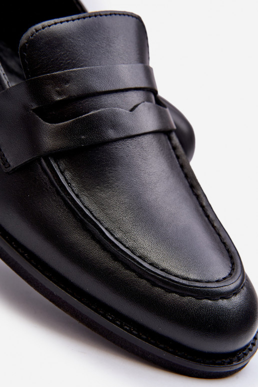 Men's Leather Loafers Zazoo 1570/1 Black Men's Leather Loafers Zazoo 1570/1 Black