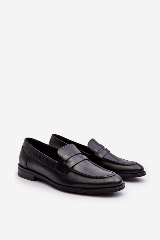 Men's Leather Loafers Zazoo 1570/1 Black Men's Leather Loafers Zazoo 1570/1 Black