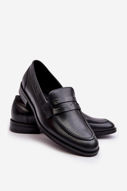 Men's Leather Loafers Zazoo 1570/1 Black Men's Leather Loafers Zazoo 1570/1 Black