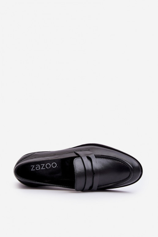 Men's Leather Loafers Zazoo 1570/1 Black Men's Leather Loafers Zazoo 1570/1 Black