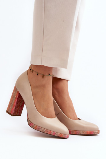 Pumps on Stiletto Laura Messi 2746 Beige 2