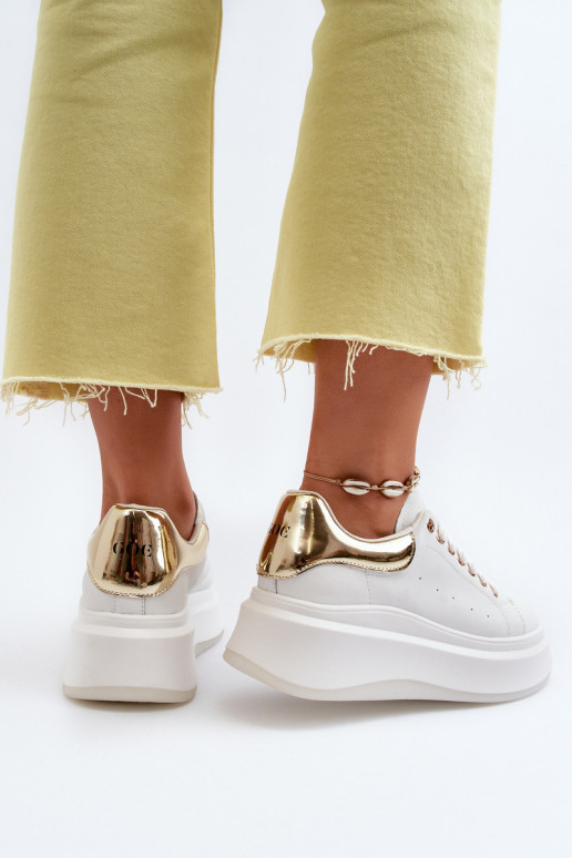 Women's Leather Sneakers GOE NN2N4031 White