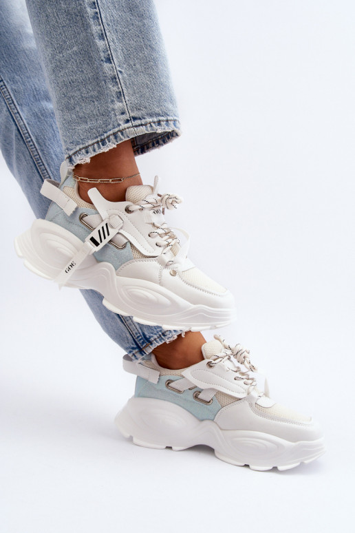 Sneakersy Damskie GOE NN2N4039B Białe