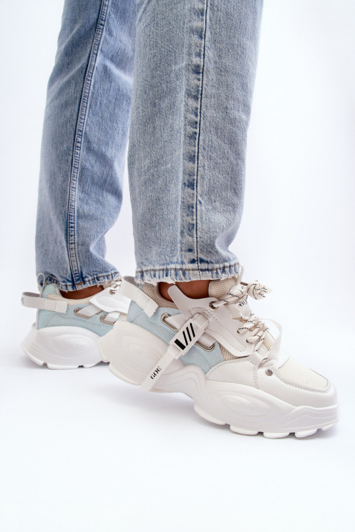 Sneakersy Damskie GOE NN2N4039B Białe