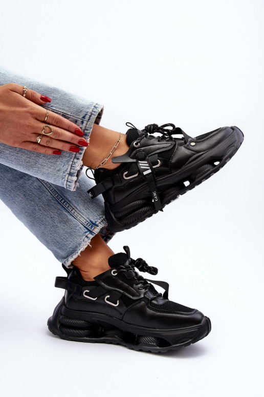 Sneakersy Damskie GOE NN2N4040 Czarne