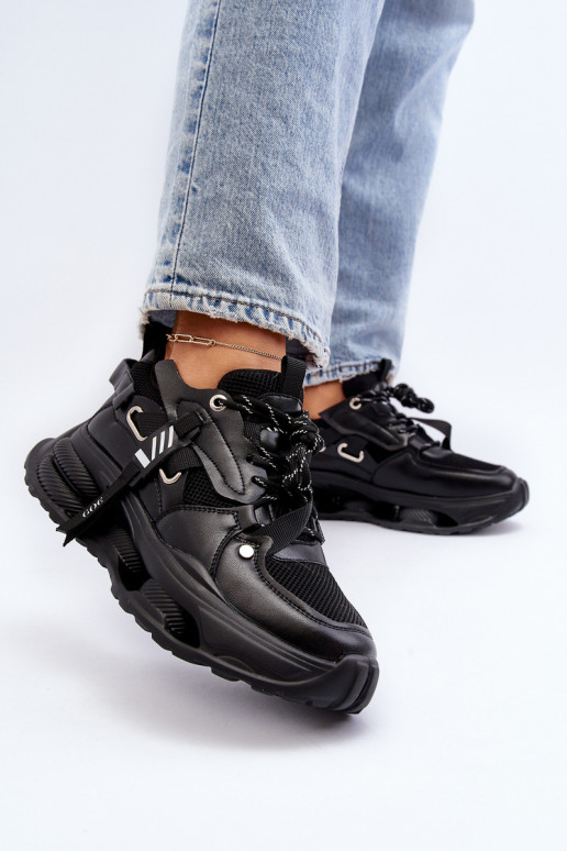 Sneakersy Damskie GOE NN2N4040 Czarne