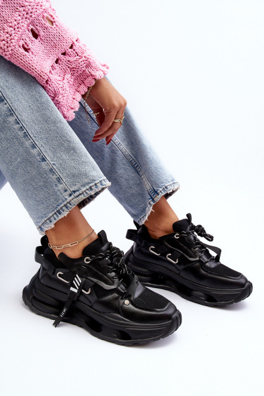 Women's Sneakers GOE NN2N4040 Black Women's Sneakers GOE NN2N4040 Black