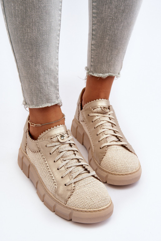 Women's Leather Shoes Maciejka 05850-22 Light Beige Women's Leather Shoes Maciejka 05850-22 Light Beige