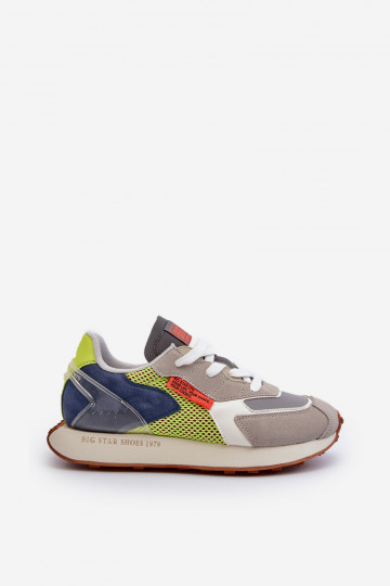 Men's Sports Sneakers with Memory Foam System from Big Star NN174344 Grey 2
